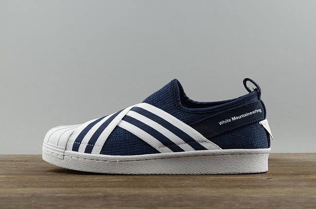Adidas White Mountaineering x Superstar Slip Navy BY2879 - 1