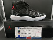Air Jordan 11 “72-10” Black/Gym Red-White-Anthracite 378037-002 - 5