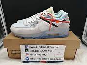 OFF WHITE X Nike Air Max 90 ICE WHITE AA7293 100 - 5