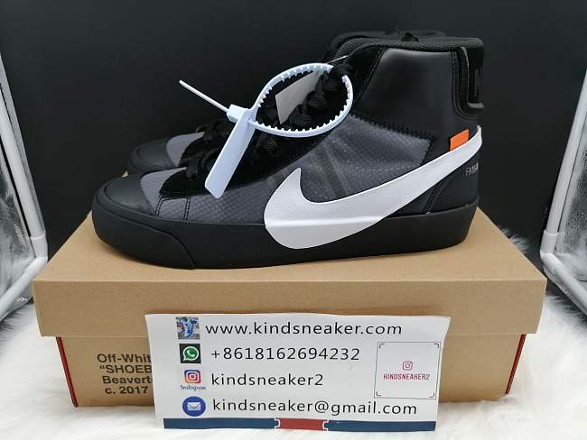 Off-White-Nike Blazer Mid Grim Reaper AA3832-001 - 1