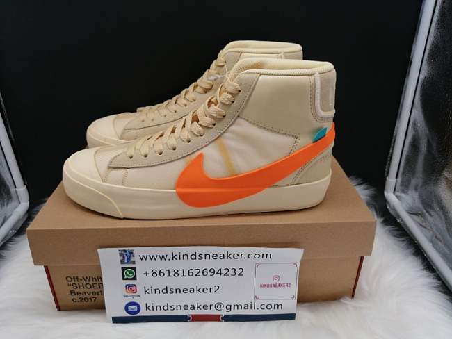 Off-White-Nike Blazer Mid Grim Reaper AA3832-700 - 1