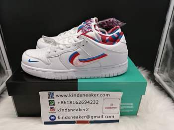 NIKE SB DUNK LOW PARRA WHITE RED PINK CN4504-100