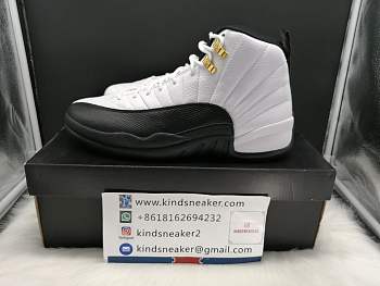 Air Jordan 12 Retro Taxi 2017 White Black 130690-125