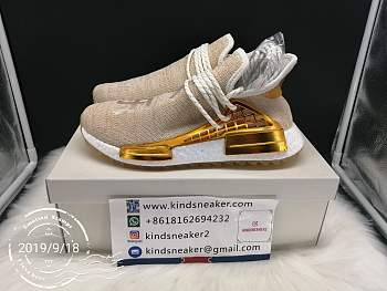 ADIDAS PHARRELL NMD HU CHINA PACK HAPPY(GOLD) F99762