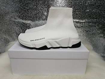 Balenciaga Speed Stretch-knit Mid Sneakers 