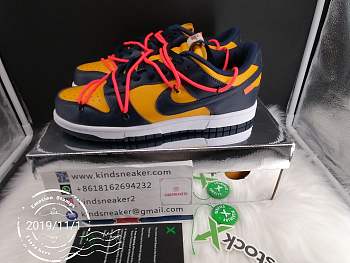 OFF WHITE NIKE DUNK LOW OW DK POWDER BLUE  CT0856 700