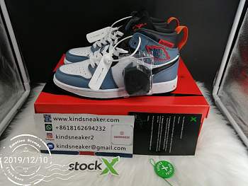 Air Jordan 1 Mid SE Fearless White Black Teal CU2802 100