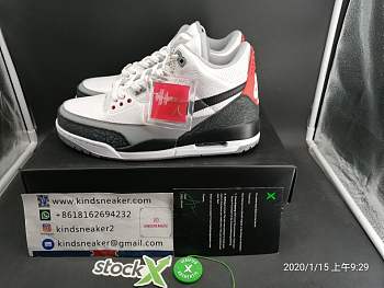 AIR JORDAN 3 RETRO TINKER FIRE RED AQ3835-160