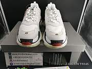 Balenciaga Triple S White Black Red  533882W09E19000 - 4