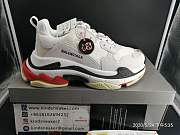 Balenciaga Triple S White Black Red  533882W09E19000 - 5