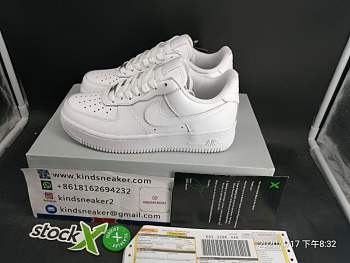 Nike Air Force 1 07 Low Shoes Trainers White 315122-112