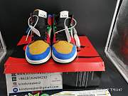 Air Jordan 1 Mid Fearless Muslin Black Red Royal CU2805 100 - 4