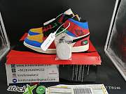 Air Jordan 1 Mid Fearless Muslin Black Red Royal CU2805 100 - 6
