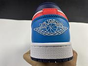 Air Jordan 1 Low White Blue Crimson CV4892-100 - 2