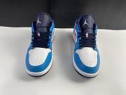 Air Jordan 1 Low White Blue Crimson CV4892-100 - 3