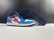 Air Jordan 1 Low White Blue Crimson CV4892-100 - 4