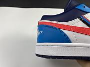 Air Jordan 1 Low White Blue Crimson CV4892-100 - 5
