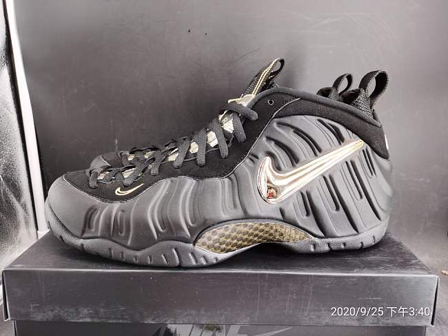 Nike Air Foamposite Pro Black Metallic Gold 624041 009 - 1