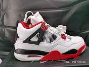 Air Jordan 4 Retro White Red 308497 110 - 3