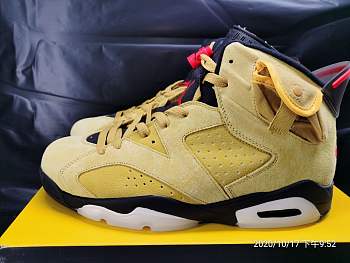 Travis Scott x Air Jordan 6 Yellow CN1084-300 