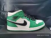 Air Jordan 1 Mid Pine Green/Sail-Black 852542-301 - 5