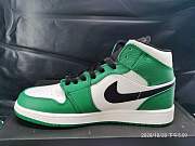 Air Jordan 1 Mid Pine Green/Sail-Black 852542-301 - 6