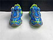 Balenciaga Track 2 Open Sneaker Blue Green ECBL000063J - 5