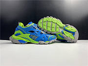 Balenciaga Track 2 Open Sneaker Blue Green ECBL000063J - 4