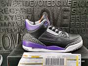 Air Jordan 3 Retro Black Court Purple CT8532-050 - 5