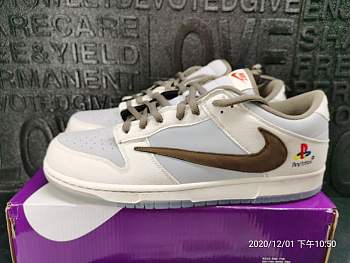 TRAVIS SCOTT PS X NIKE DUNK LOW SP GREY CU1726 800