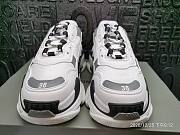 Balenciaga Triple S White Black 536737 W09OM 9058 - 4