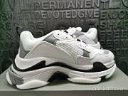 Balenciaga Triple S White Black 536737 W09OM 9058 - 5