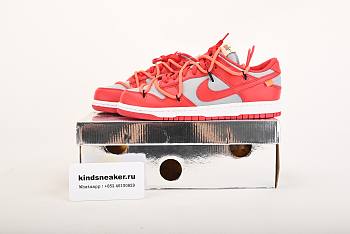 OFF-WHITE X NIKE DUNK LOW UNIVERSITY RED CT0856 600