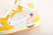 AIR JORDAN 1 X OFF WHITE NRG WHITE YELLOW AQ0818 149 - 6