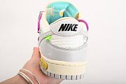 Off-White x Nike SB Dunk Low Beige Grey Purple DM1602-100 - 6