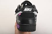 Off-White x Nike SB Dunk Low The 50 Black Metallic Silver DM1602-001 - 2