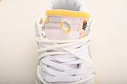 Off-White x Nike SB Dunk Low White Metallic Silver Yellow DM1602-127 - 5