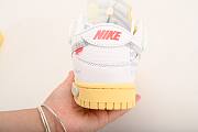 Off-White x Nike SB Dunk Low White Metallic Silver Yellow DM1602-127 - 3