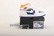 Air Jordan 1 Mid Royal Blue Laser Orange 554724-131 - 2