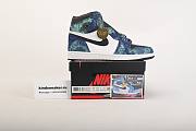 Air Jordan 1 Retro High Tie Dye White Black Green CD0461 100 - 3