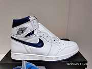 Air Jordan 1 Retro High OG White Navy 555088-106 - 4