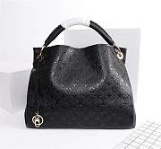 Louis Vuitton M41066 Artsy MM Monogram Empreinte Leather Tote Bag - Noir - 1