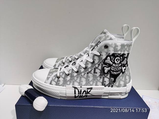 Dior And Shawn B23 High Top Bee Embroidery 3SH118YYO_H960 - 1