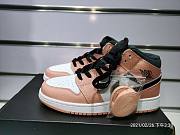 Air Jordan 1 Mid Pink Quartz (GS) 555112-603 - 4