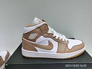 Air Jordan 1 Mid Tan Gum 554724-271 - 4