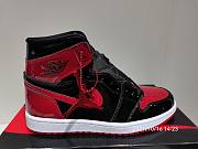 Air Jordan 1 High OG “Bred Patent” 555088-063 - 3