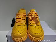Nike Air Force 1 Low OFF-WHITE University Gold Metallic Silver DD1876-700 - 4