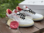 Air Jordan 2 Retro Low SP Off-White White Red - 6