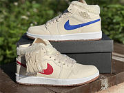 Air Jordan 1 Mid Fleece Pearl White (GS) - DO2207-264 - 4