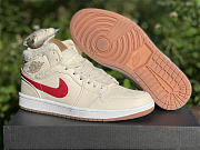 Air Jordan 1 Mid Fleece Pearl White (GS) - DO2207-264 - 2